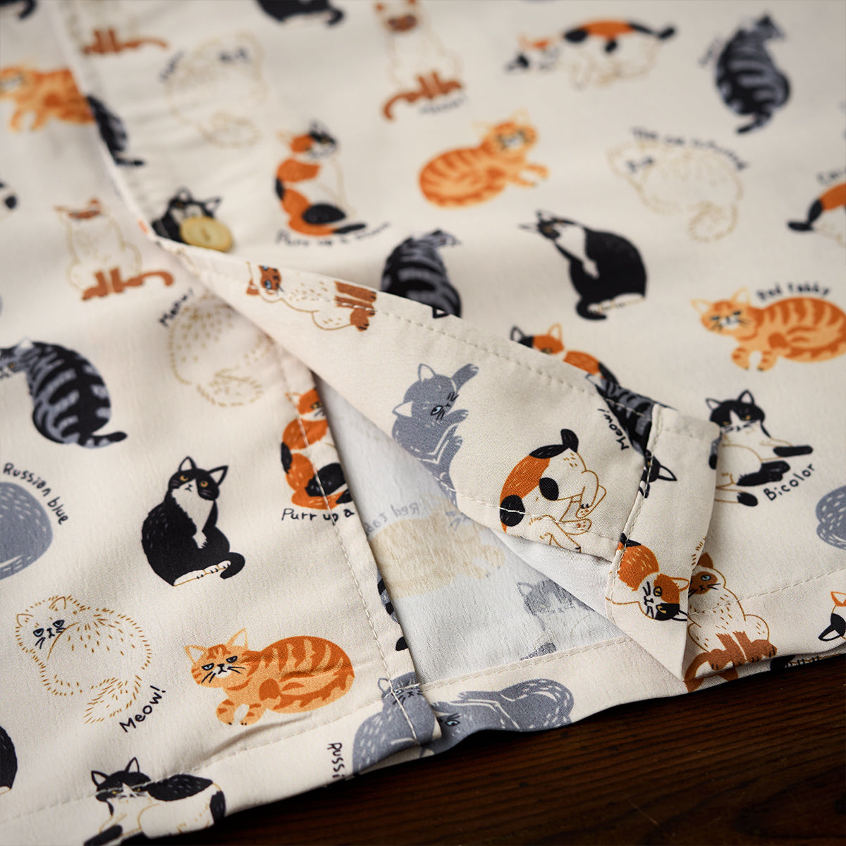 Cat Encyclopedia Print Hawaiian Shirt