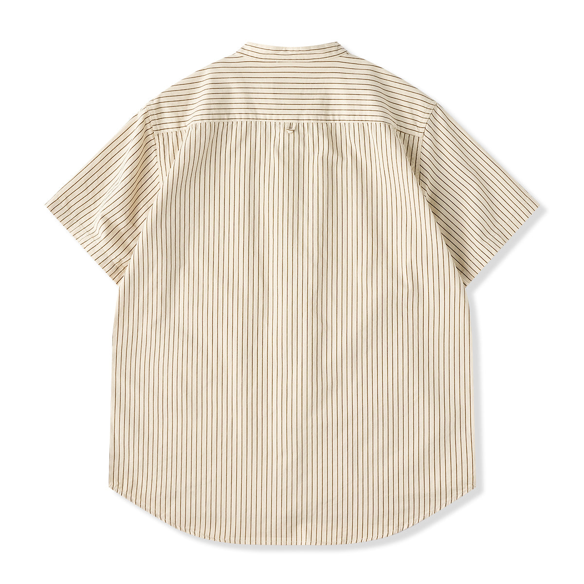 Baseball Striped Short Sleeve Shirt