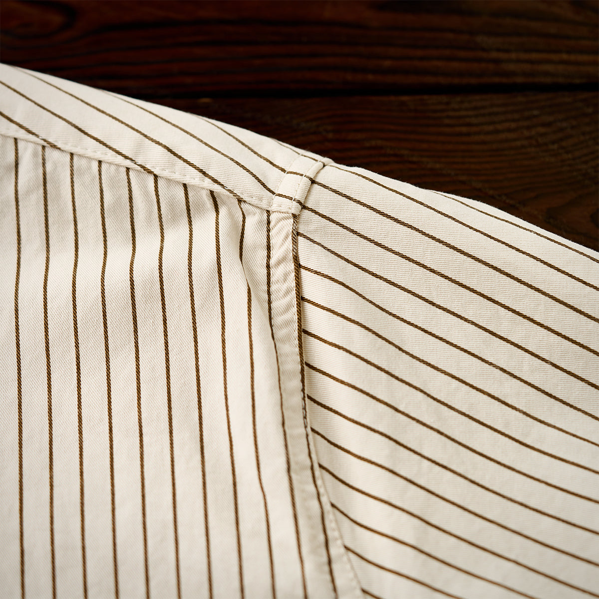 Baseball Striped Short Sleeve Shirt