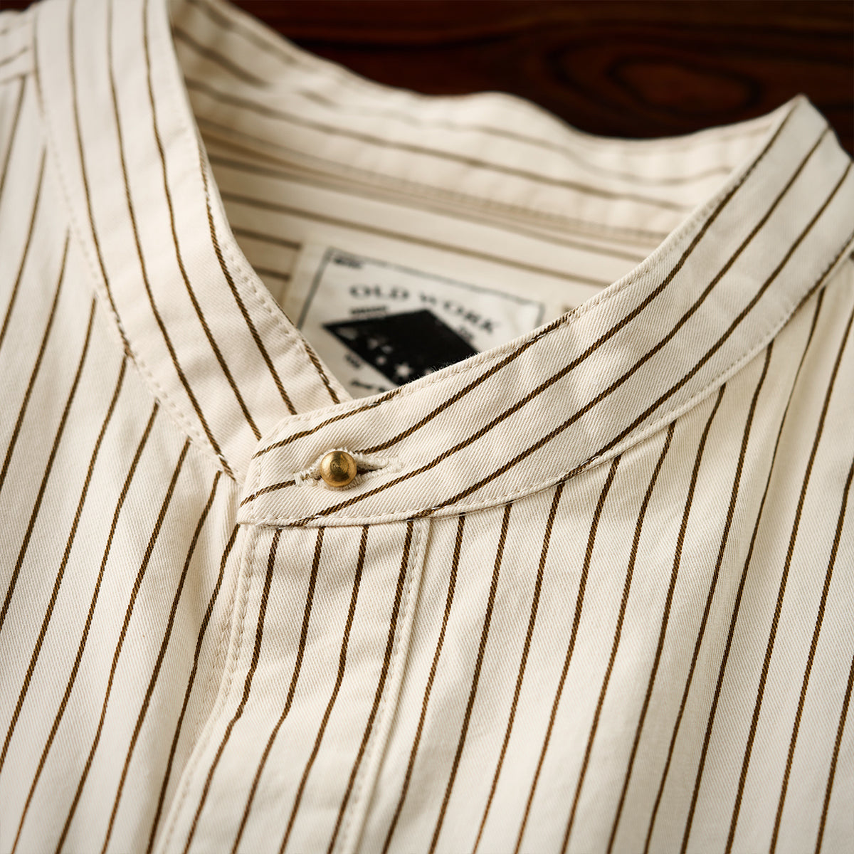 Baseball Striped Short Sleeve Shirt
