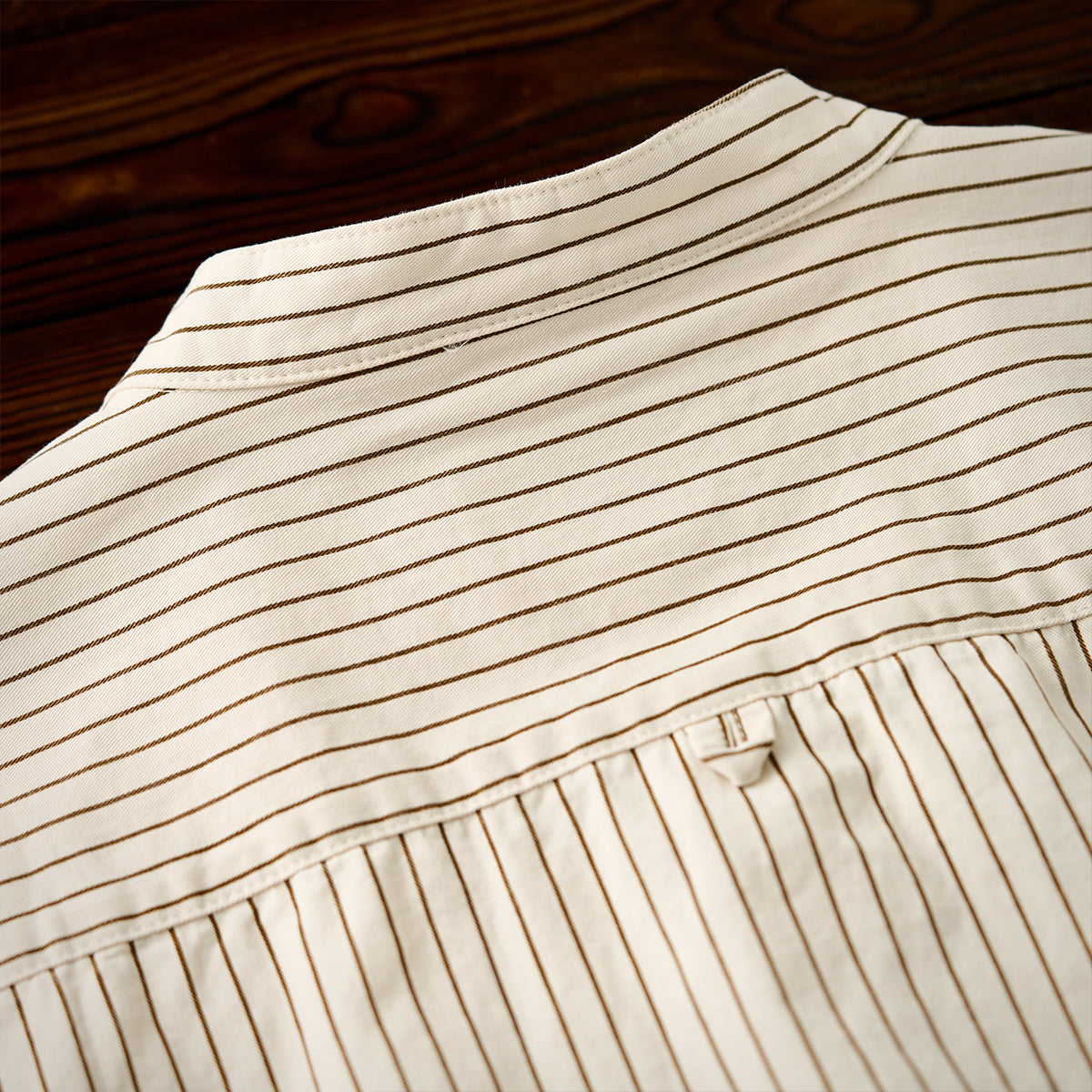 Baseball Striped Short Sleeve Shirt