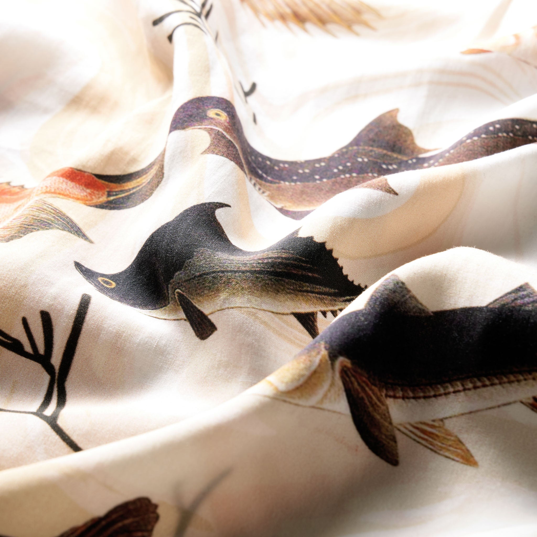 Ukiyo-E Fishes Style Aloha Shirt