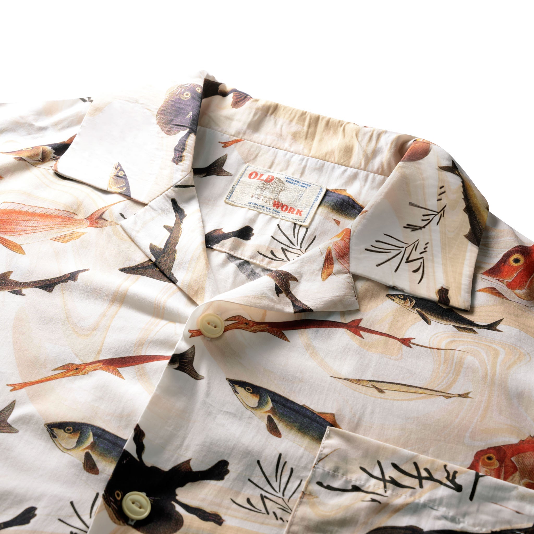 Ukiyo-E Fishes Style Aloha Shirt