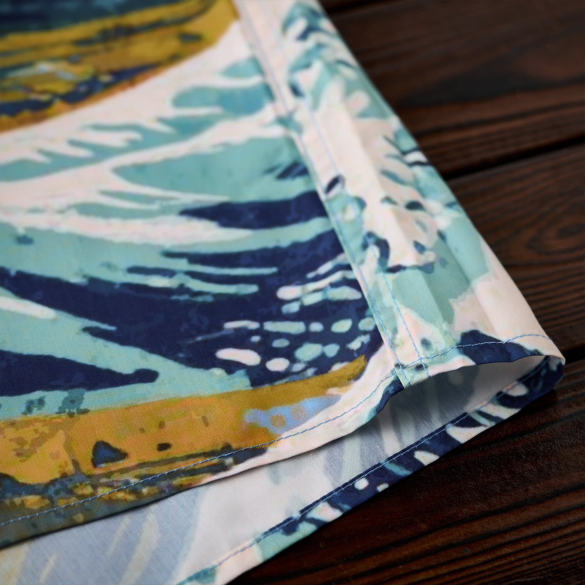Aloha Shirt With The Dreams Of Van Gogh And Hokusai Print