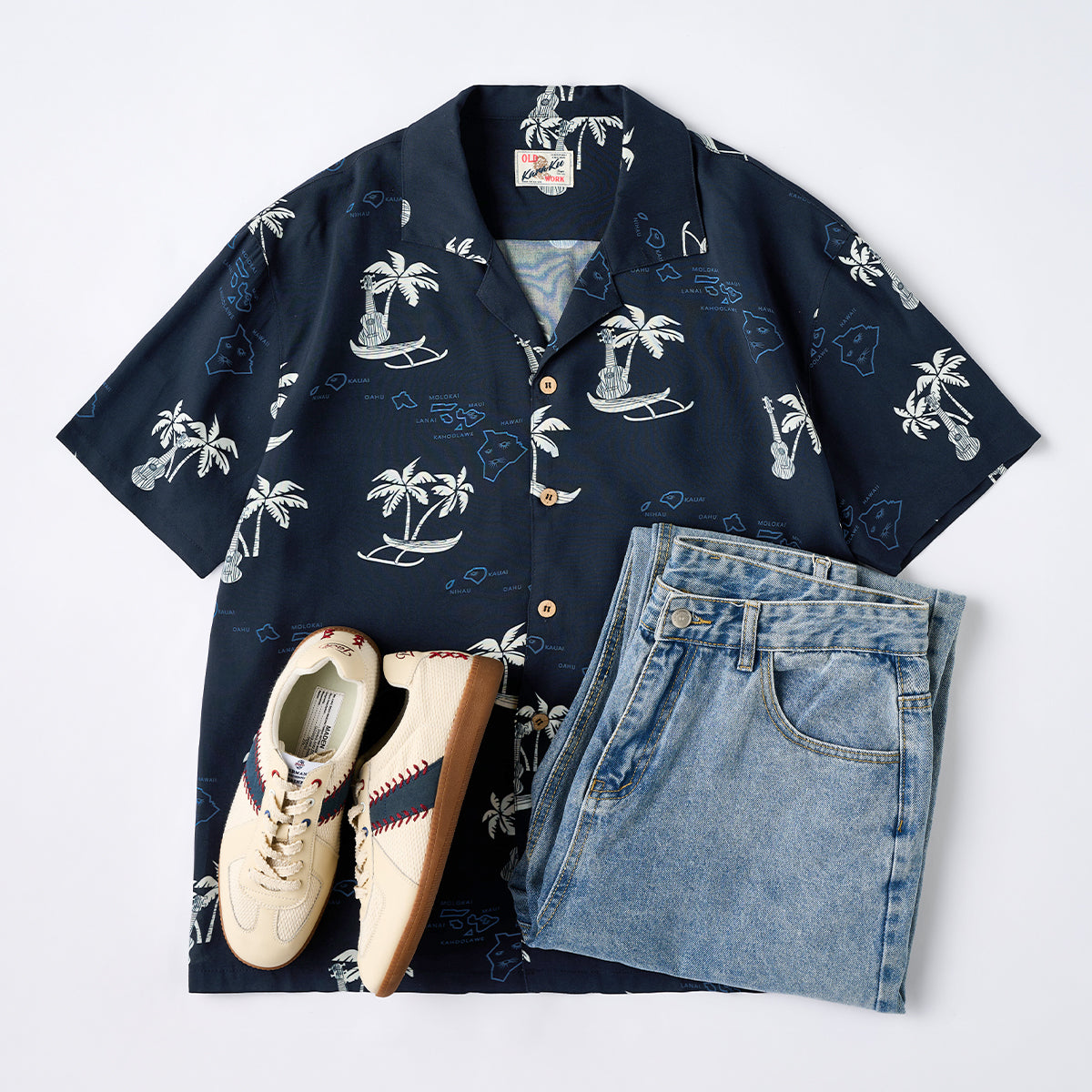 Blue Hawaii Aloha Shirt