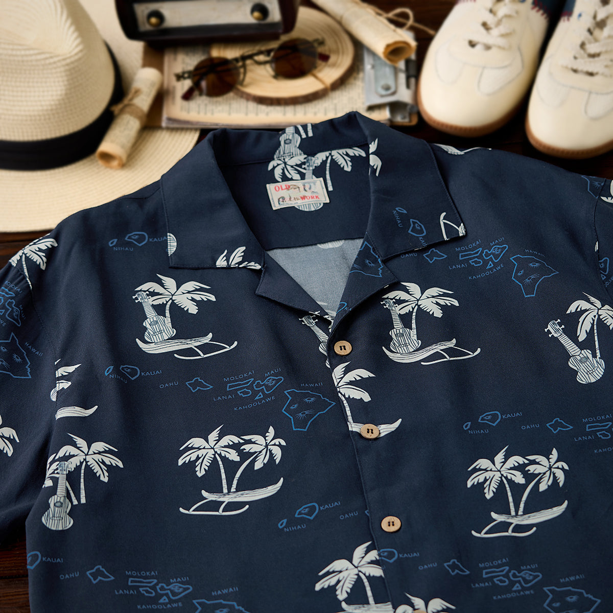 Blue Hawaii Aloha Shirt