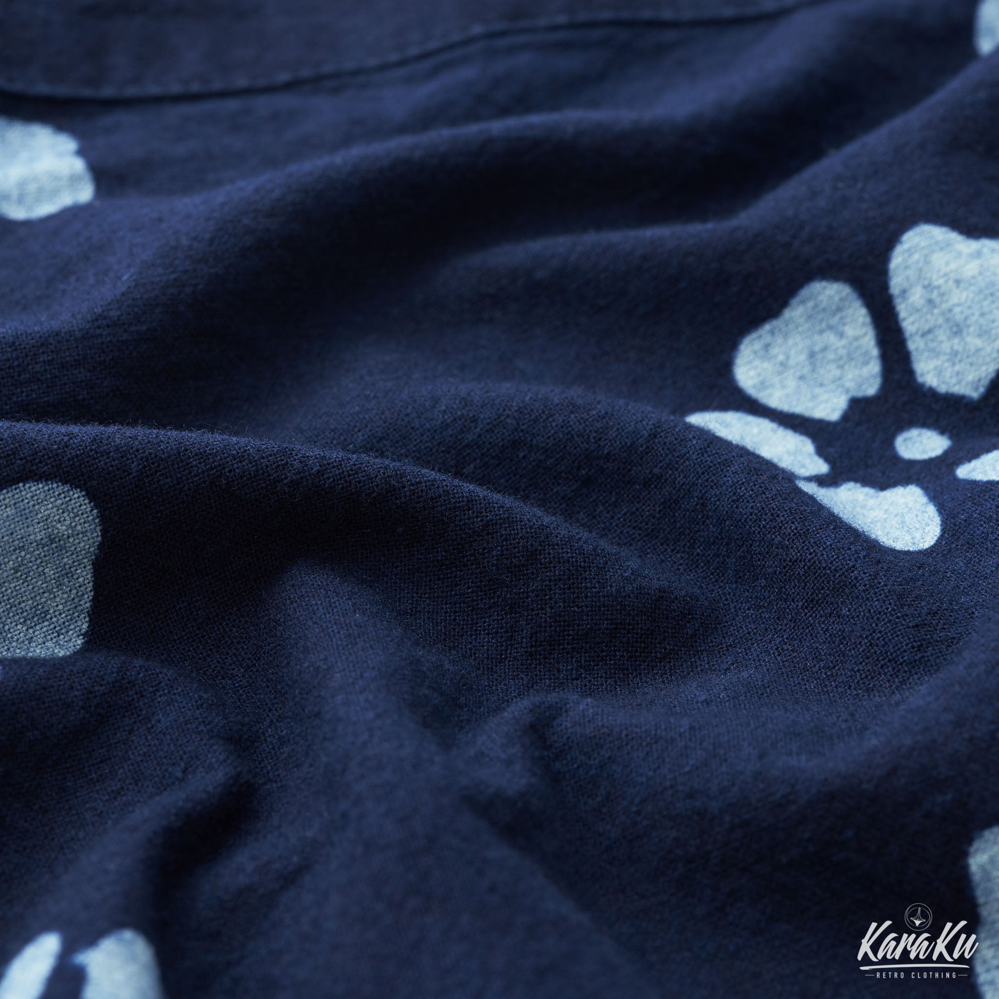 Vintage White Plum Print Cardigan