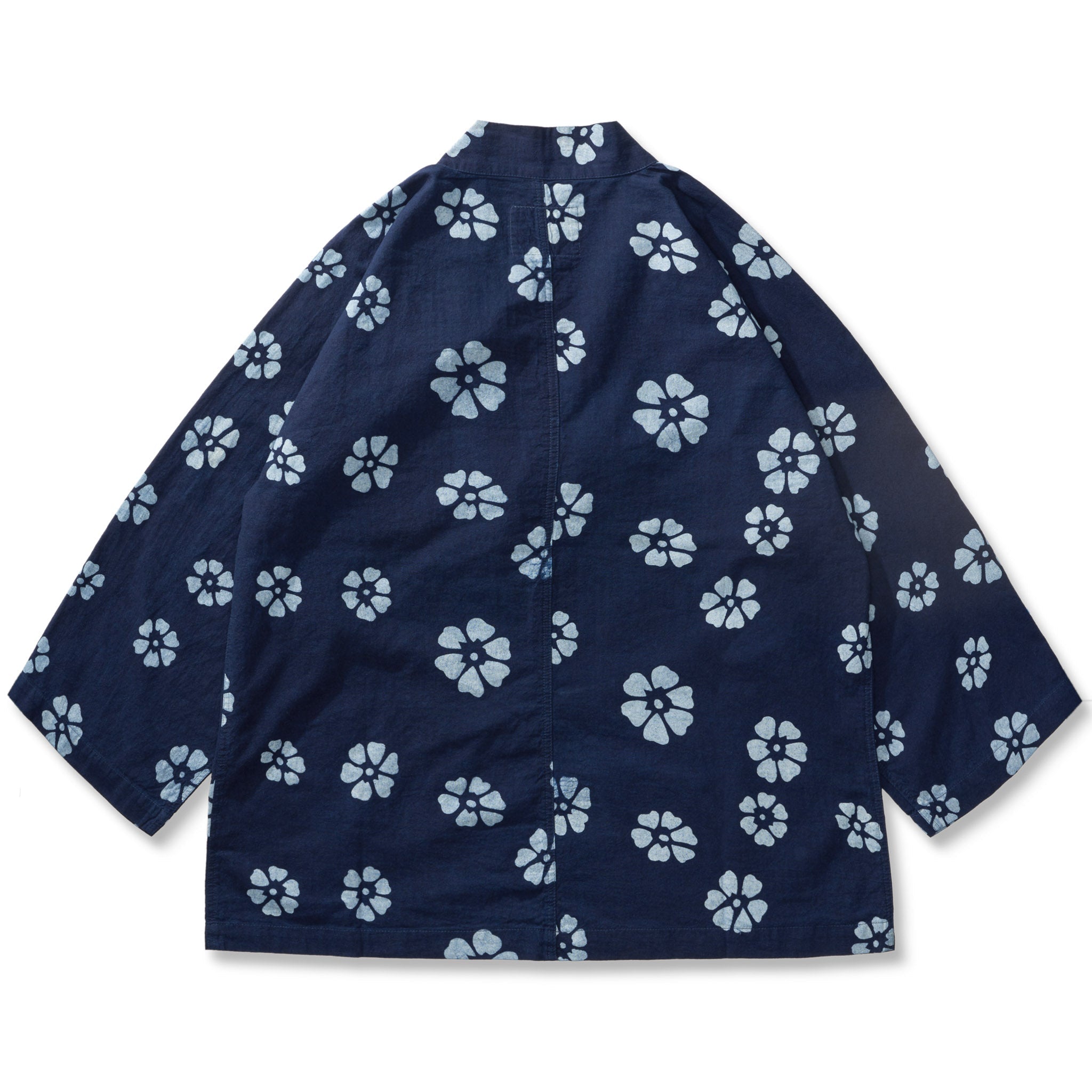 Vintage White Plum Print Cardigan