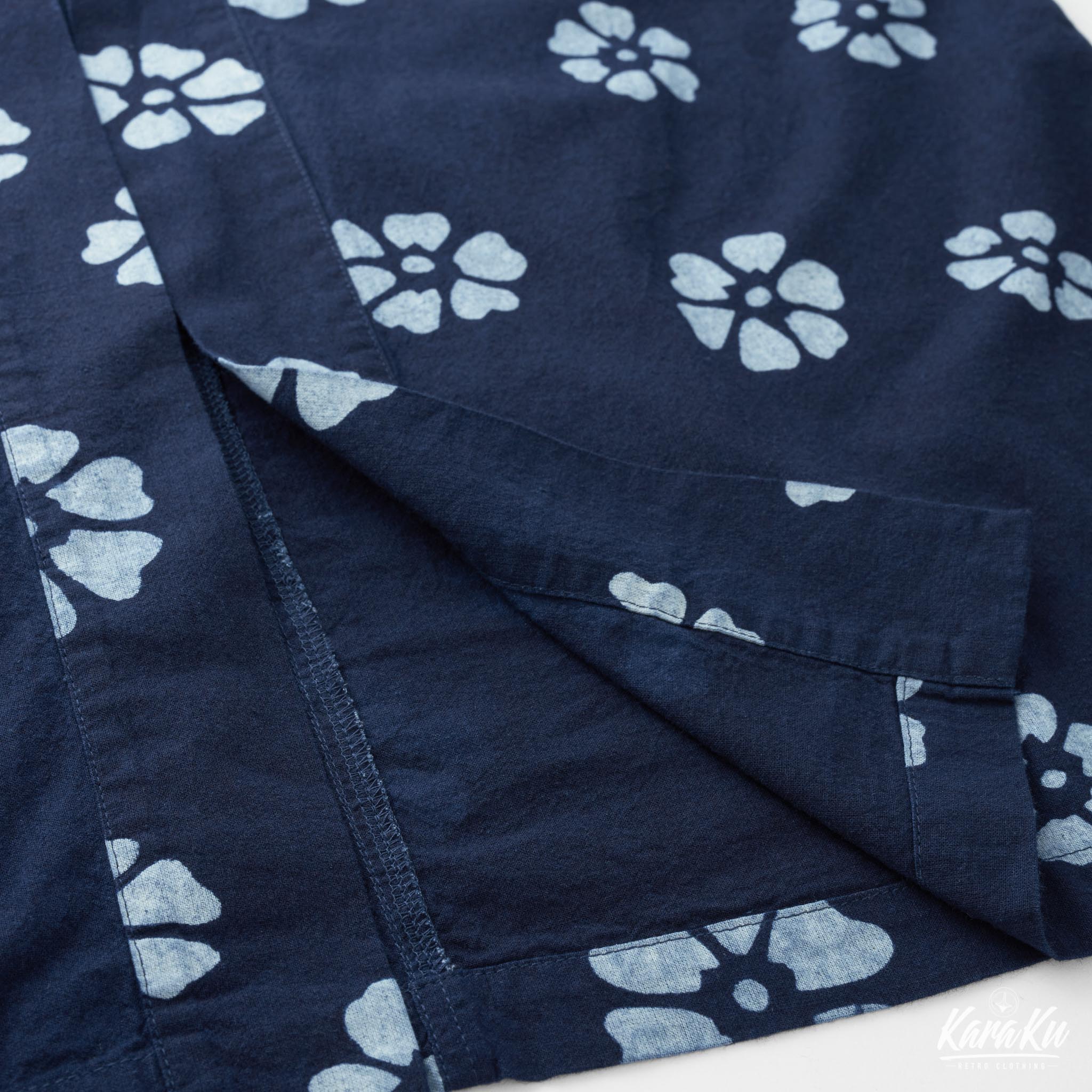 Vintage White Plum Print Cardigan