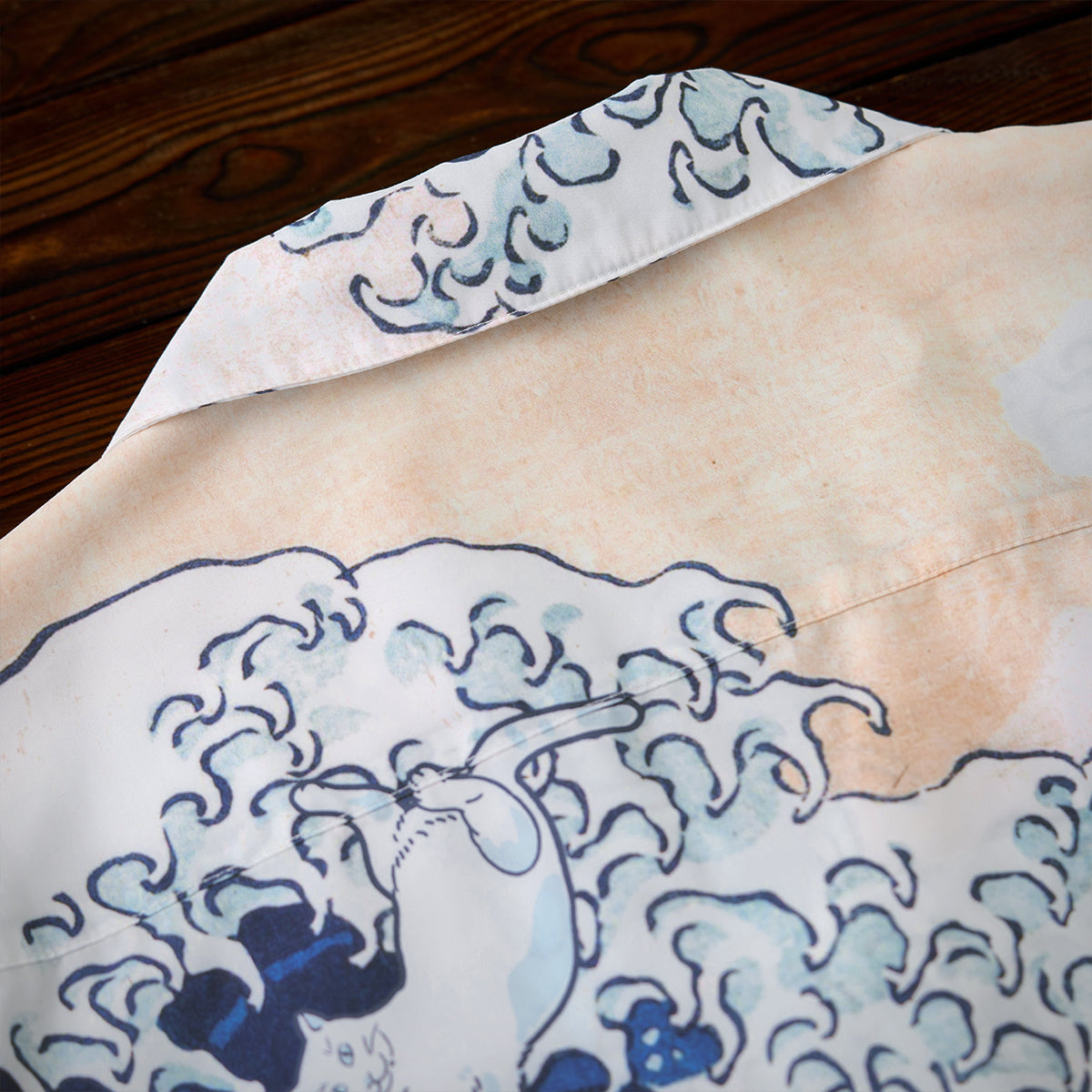 Cats In The Waves Ukiyo-E Hawaiian Shirt