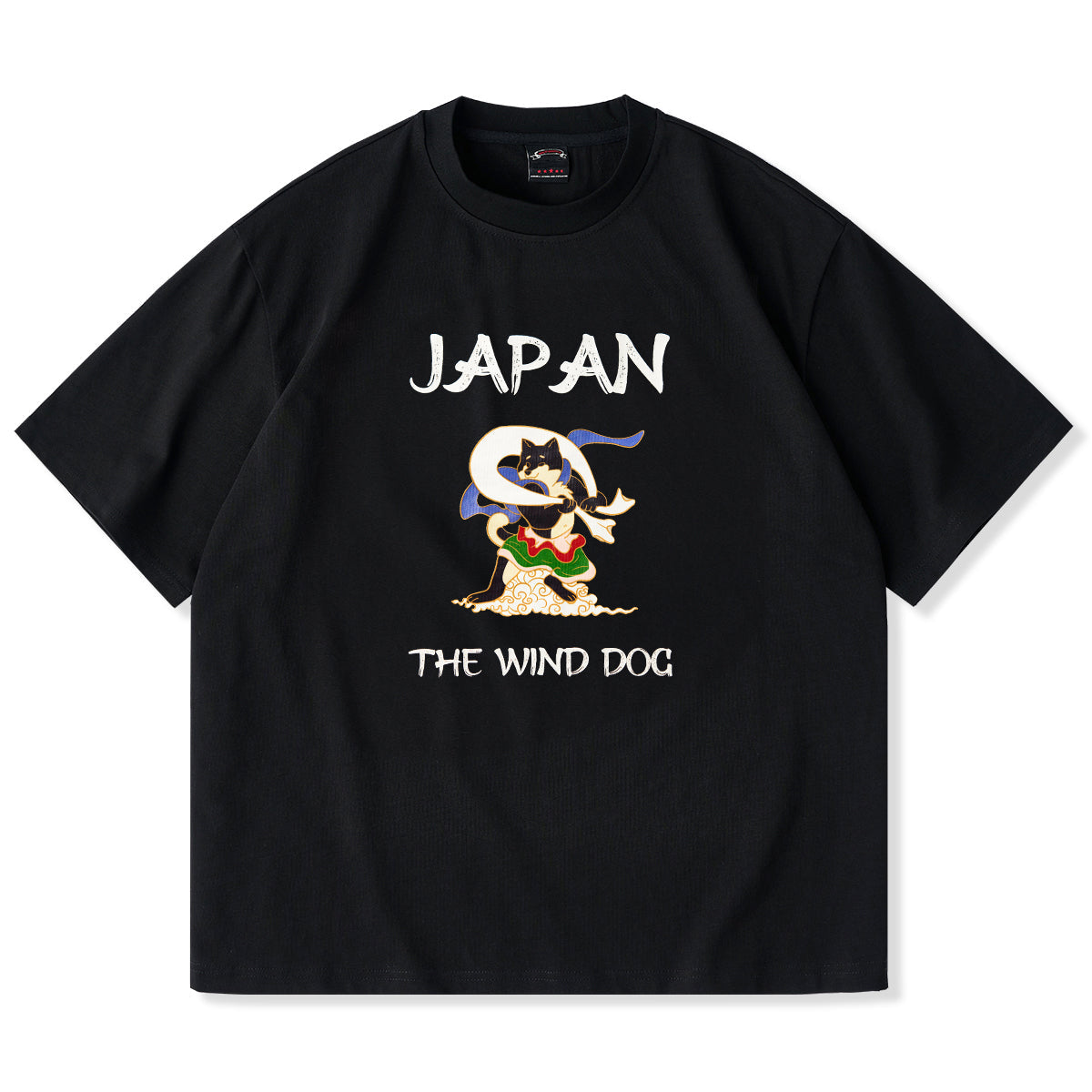 Kuroshiba Fuujin Parody Style Printed Cotton T-Shirt