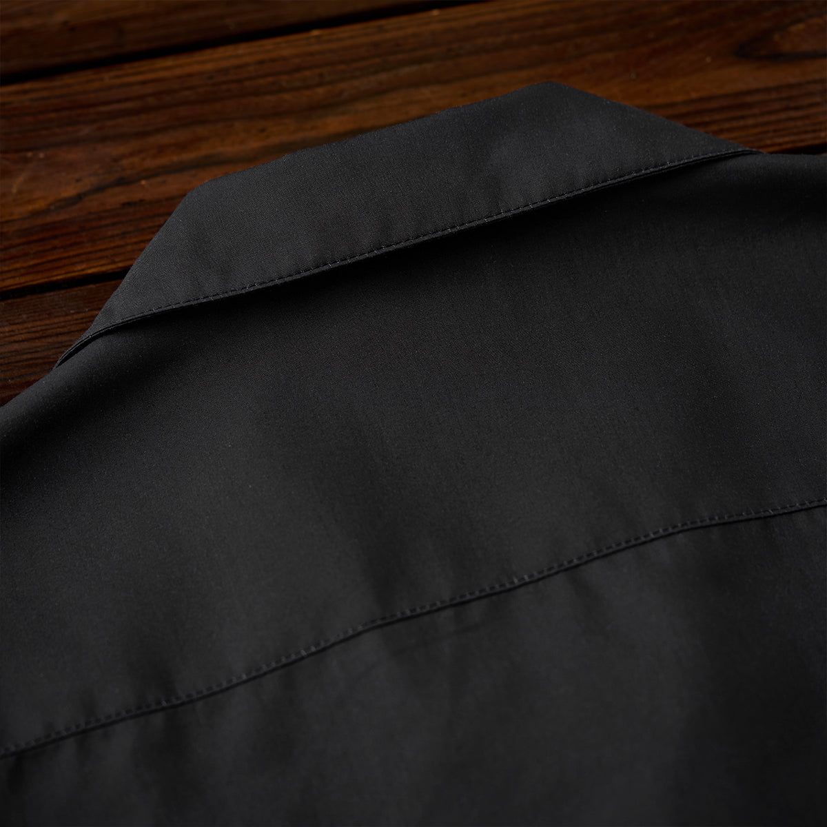 Cat Hiding In The Shade Digital Print Open Collar Shirt