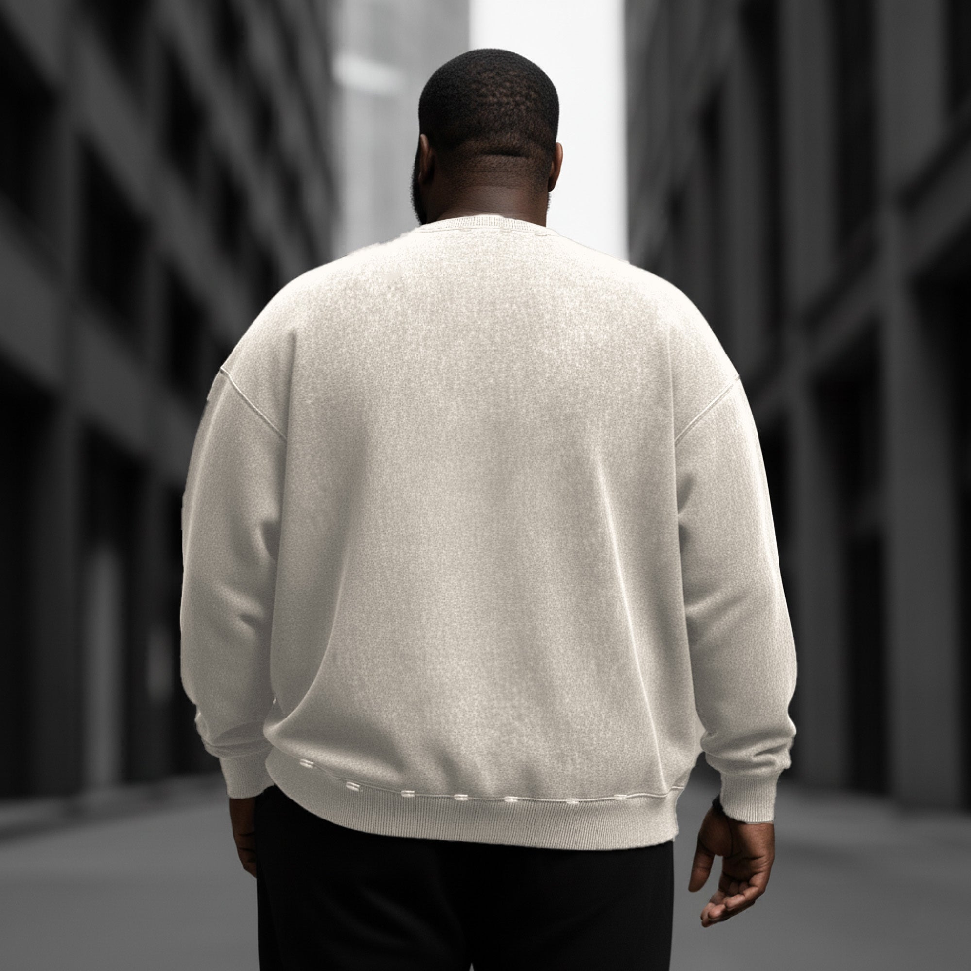 Giant Bones and Girls Washed Round Neck Sweatshirt