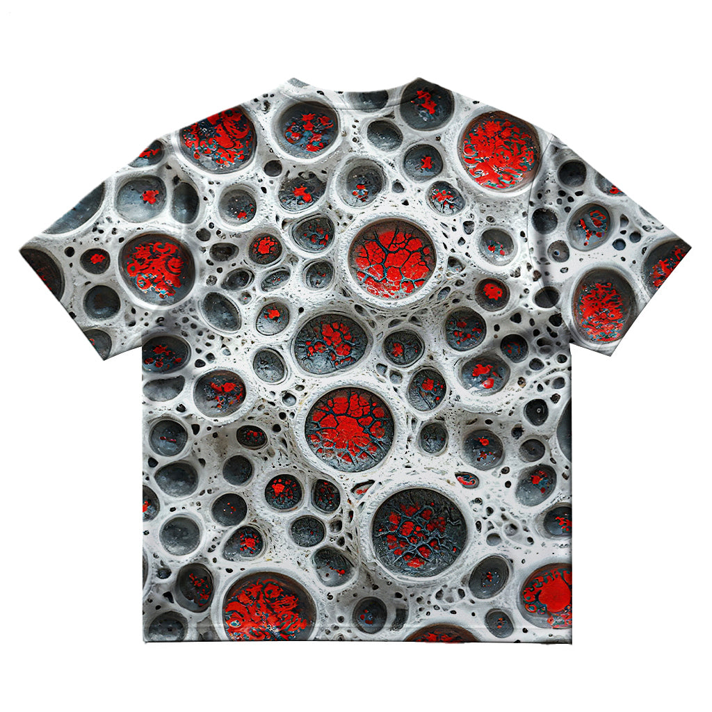 Men's Gothic Wormhole Plus Size Short Sleeve Round Neck T-Shirt