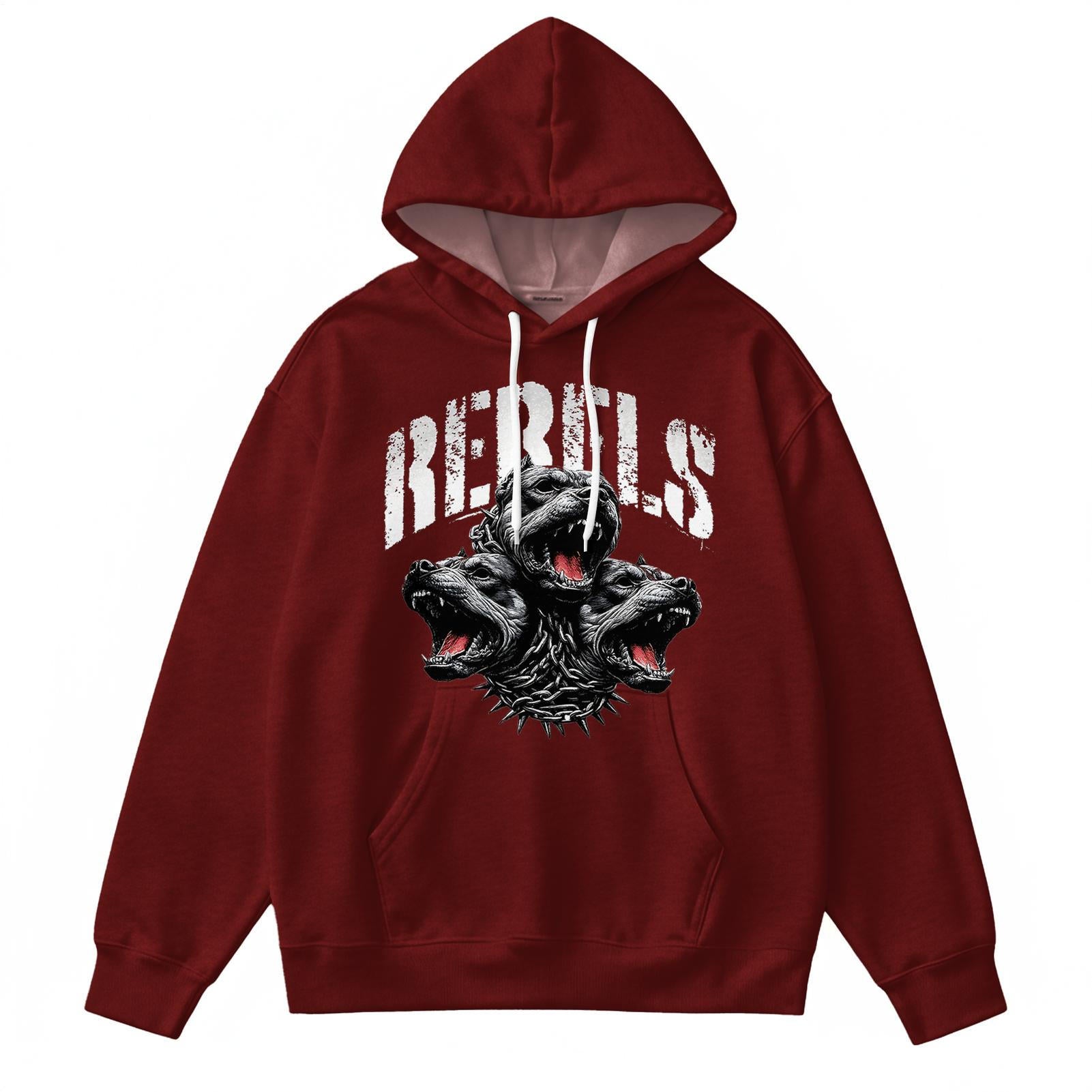 Men's Large Size Hooded Sweatshirt