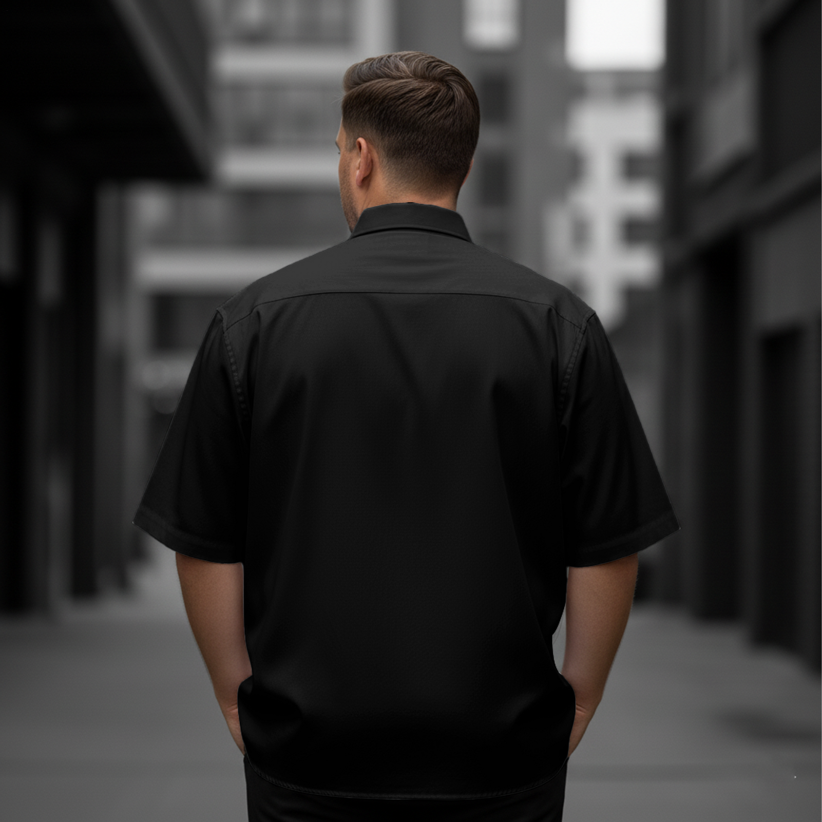 Men's Gothic Big Mouth Short-Sleeve Shirt