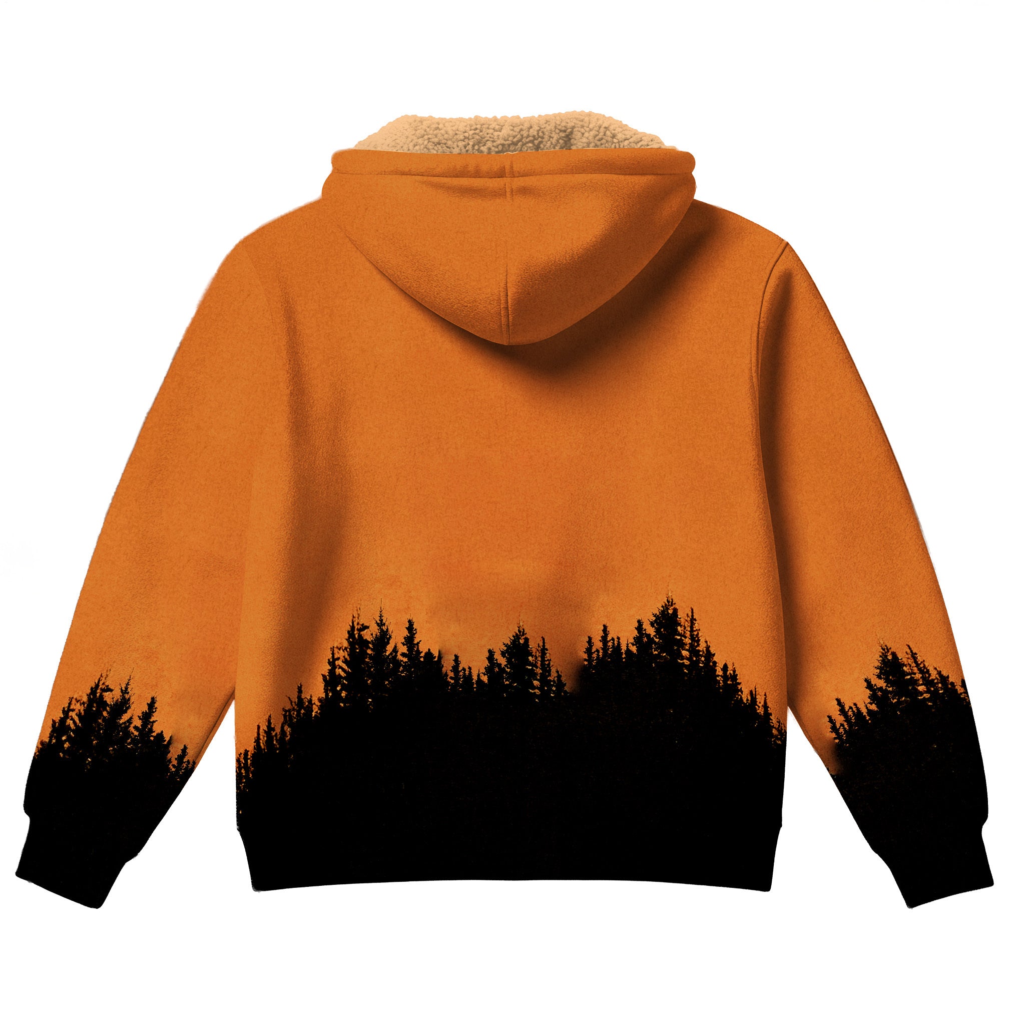 Sunset Corpse Mountain Men's Large Size Cotton Jackets