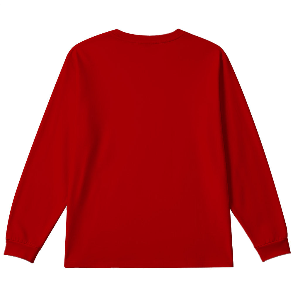 Stereoscopic Black Panther Plus Size Men's Long Sleeve Round Neck Top