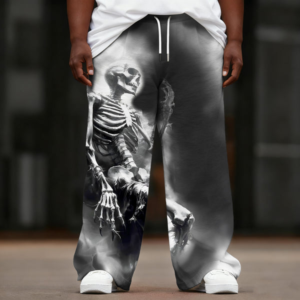 Surviving Skull Large Size Men's Casual Pants