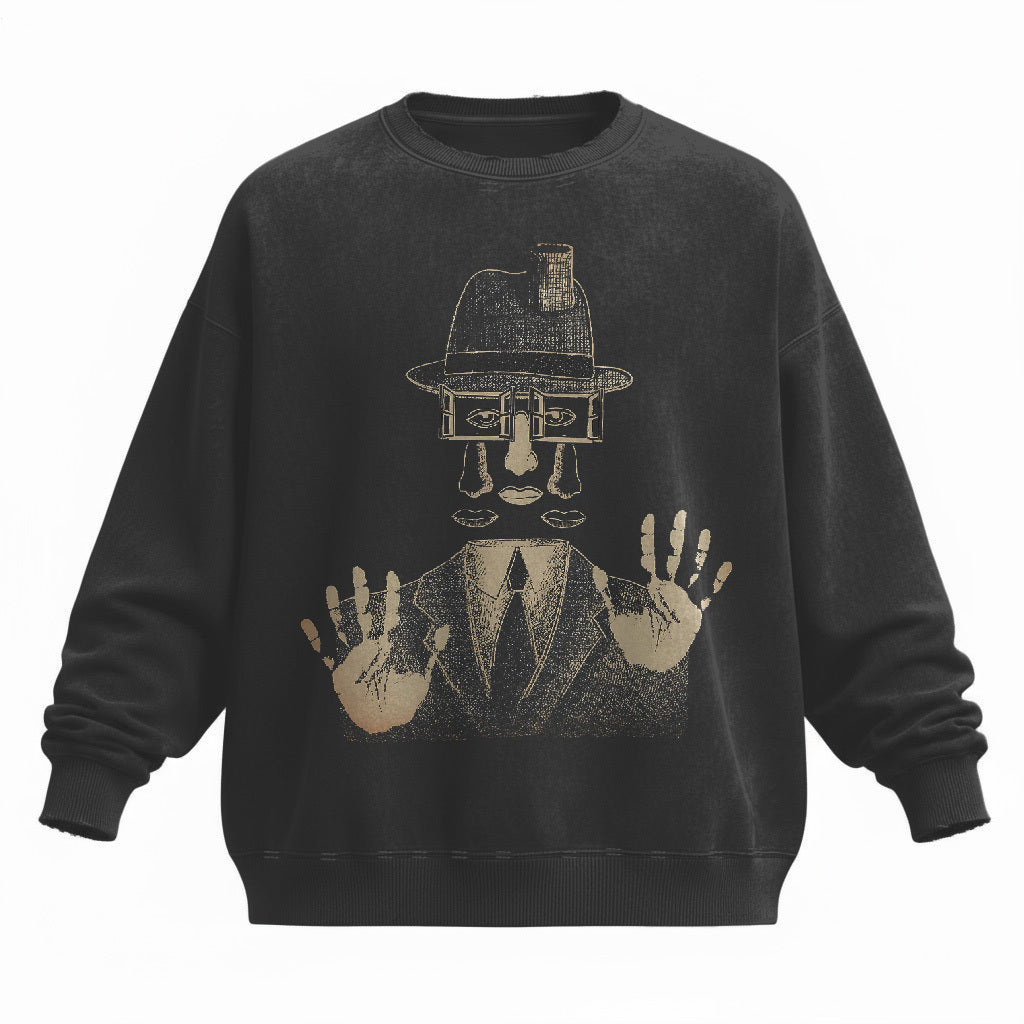 Puppet Gentlemen Washed Round Neck Sweatshirt
