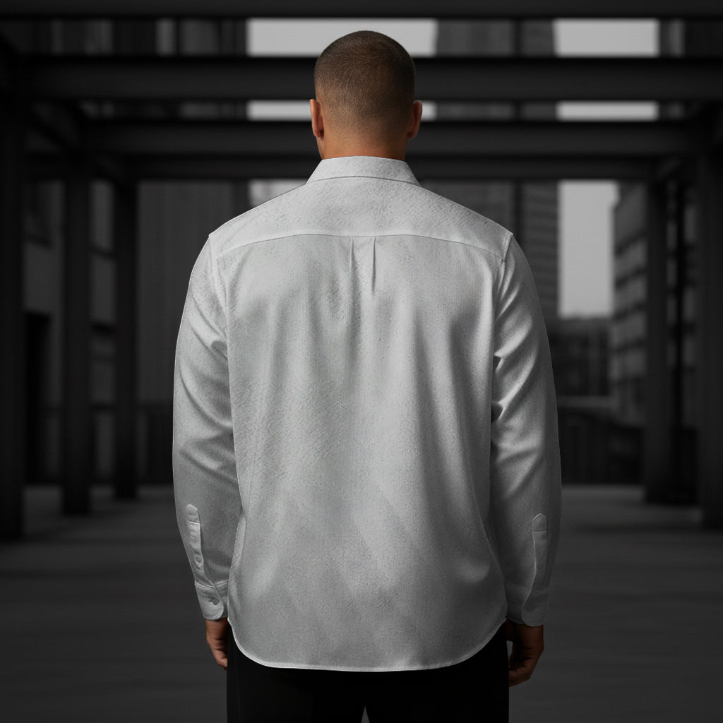 Men's Gothic 3D Skeleton Long-Sleeve Shirt