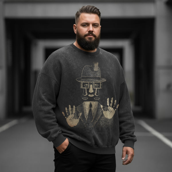 Puppet Gentlemen Washed Round Neck Sweatshirt