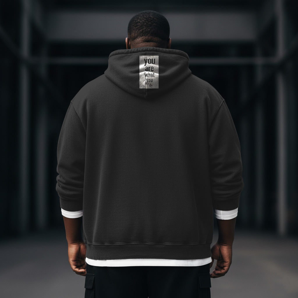 You Are What You Hide Washed Hooded Sweatshirt