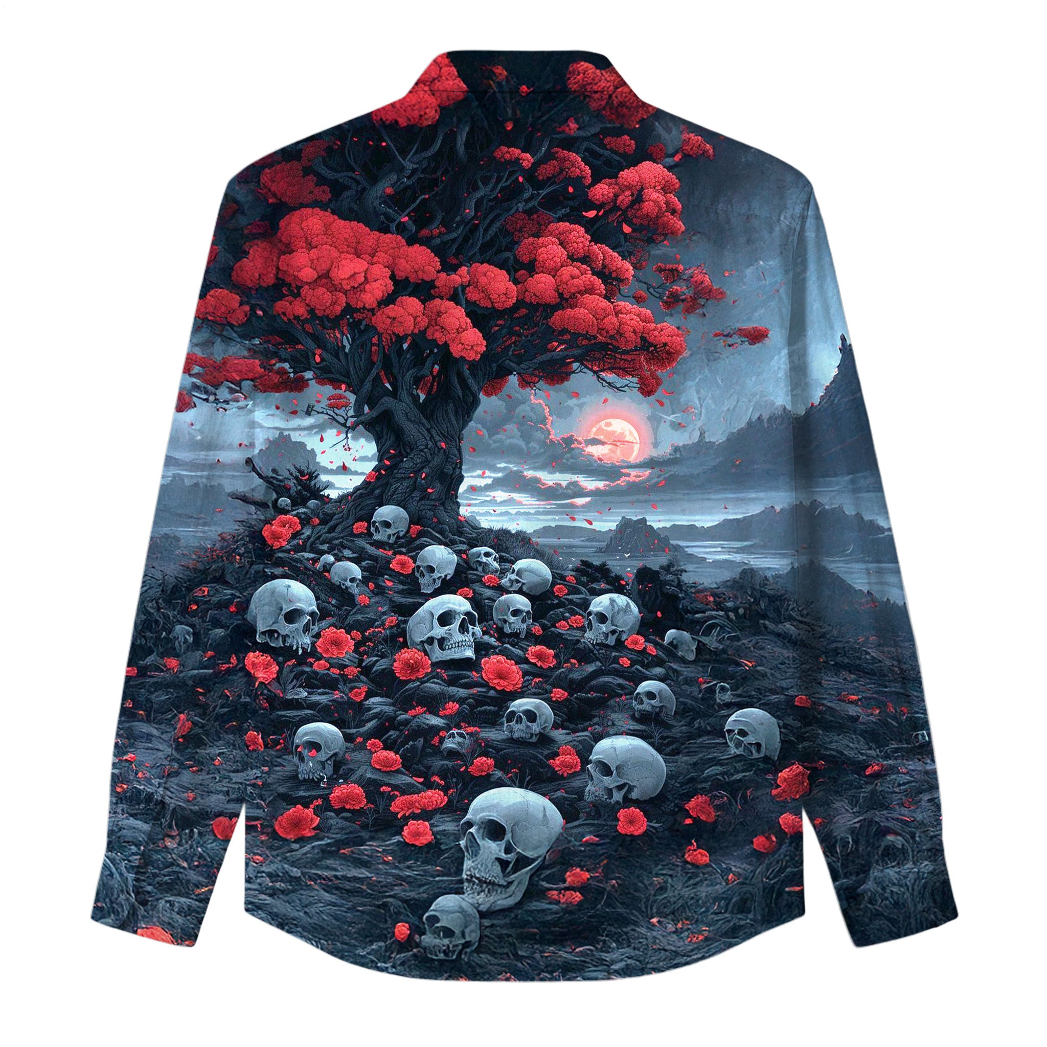 Dark Anime Men's Long-Sleeve Shirt