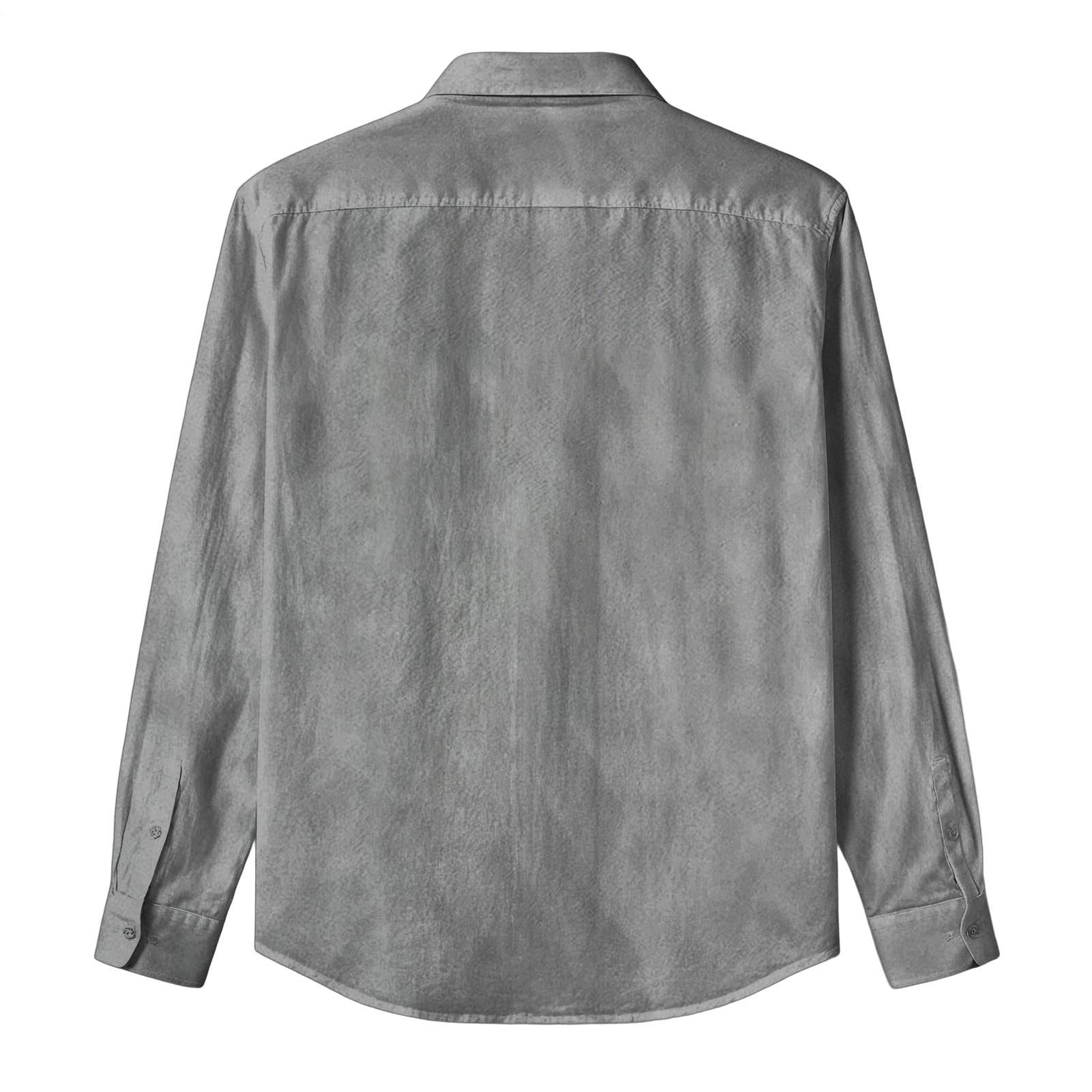 Men's Gothic 3D Skeleton Long-Sleeve Shirt
