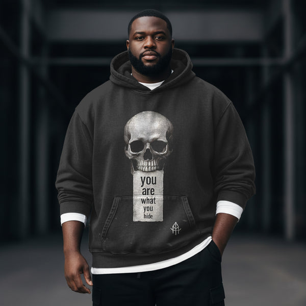 You Are What You Hide Washed Hooded Sweatshirt