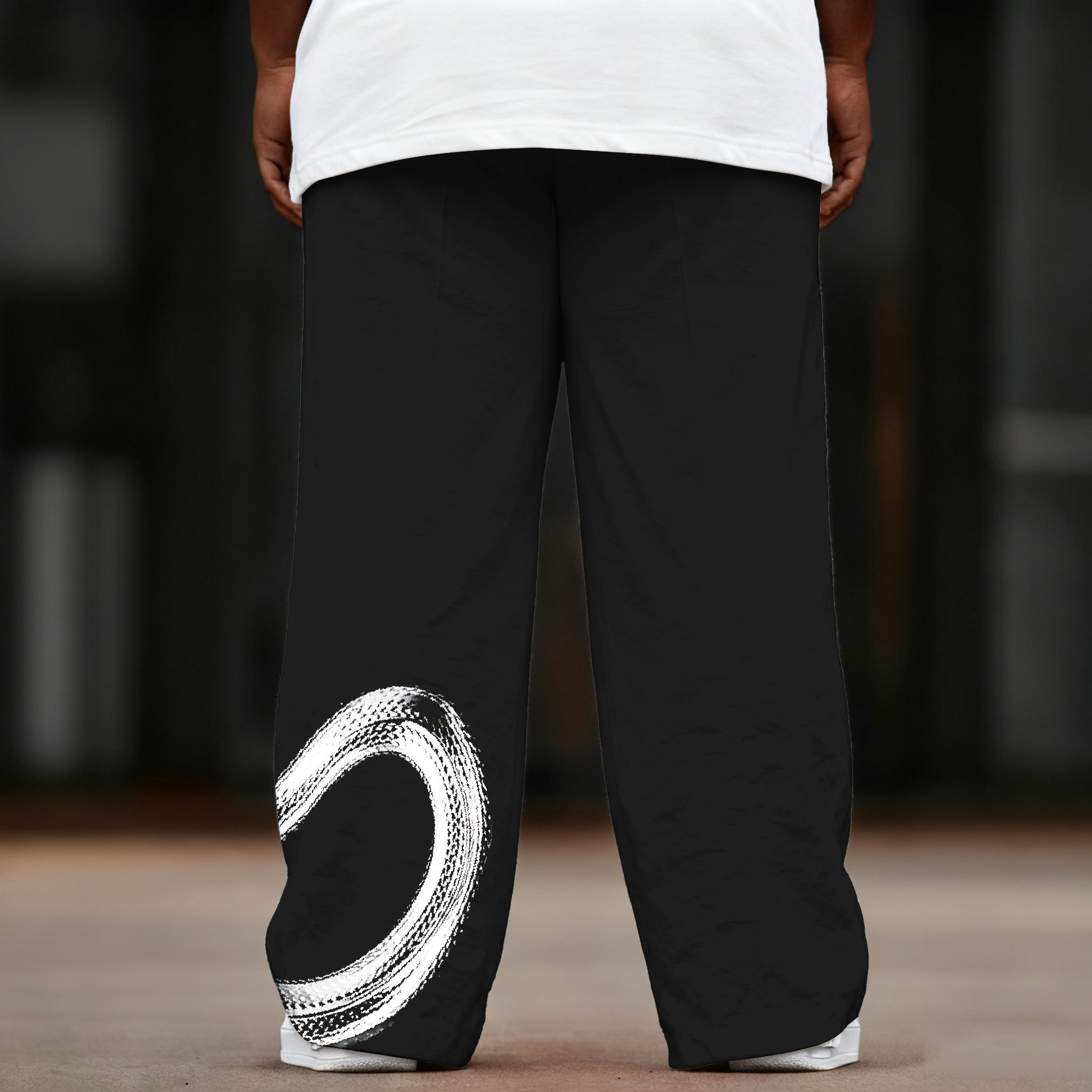 Silver Snake Invaders Large Size Men's Casual Pants