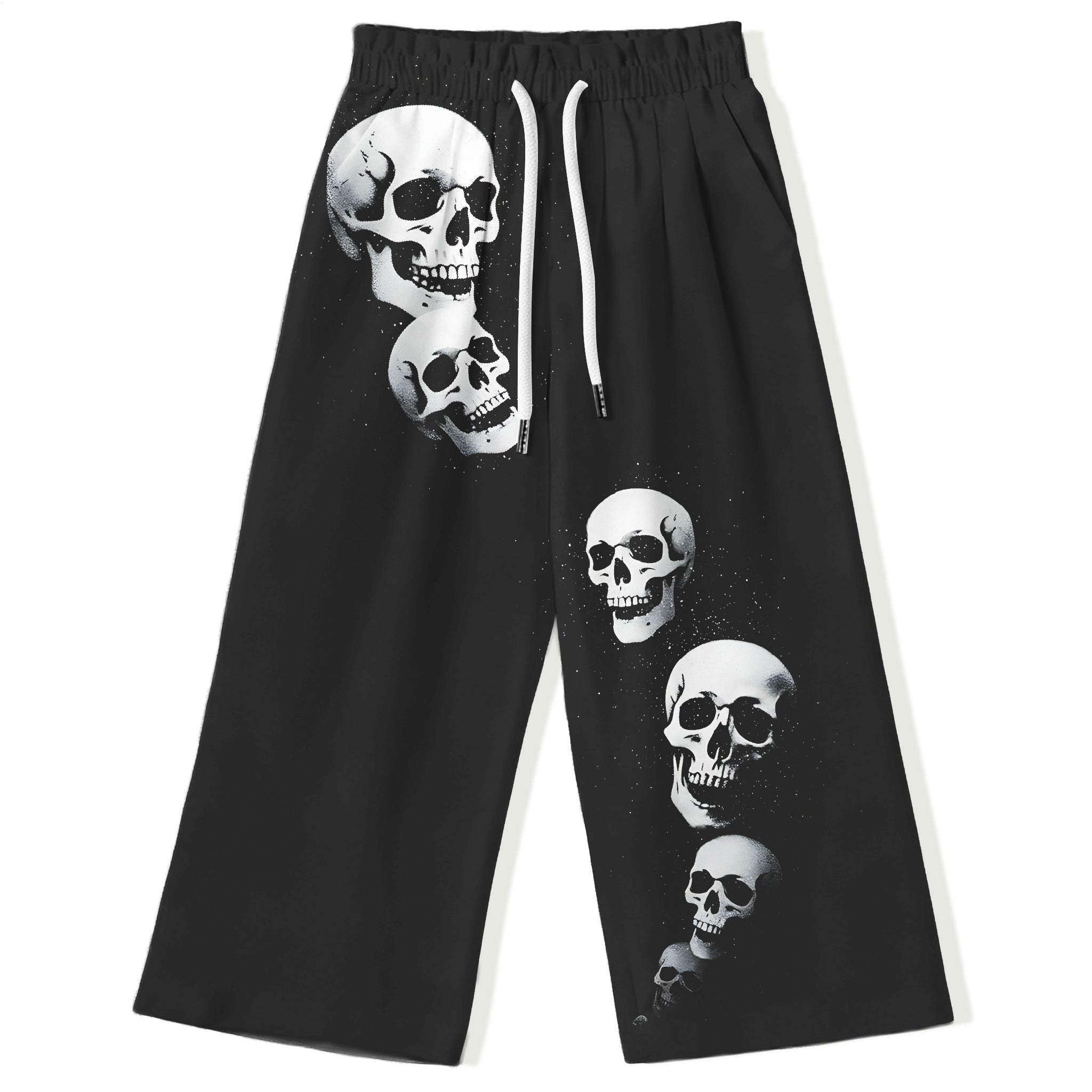 Irregular Skull Large Size Men's Casual Pants