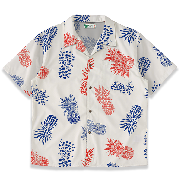 Japan Tone Pineapple All-Over Print Aloha Shirt